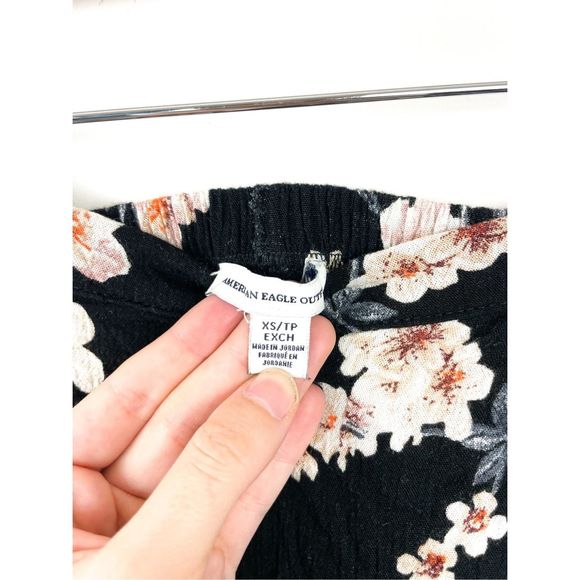 American Eagle Outfitters Hi Lo Floral Wrap Maxi Skirt Sz XS - Picture 7 of 10